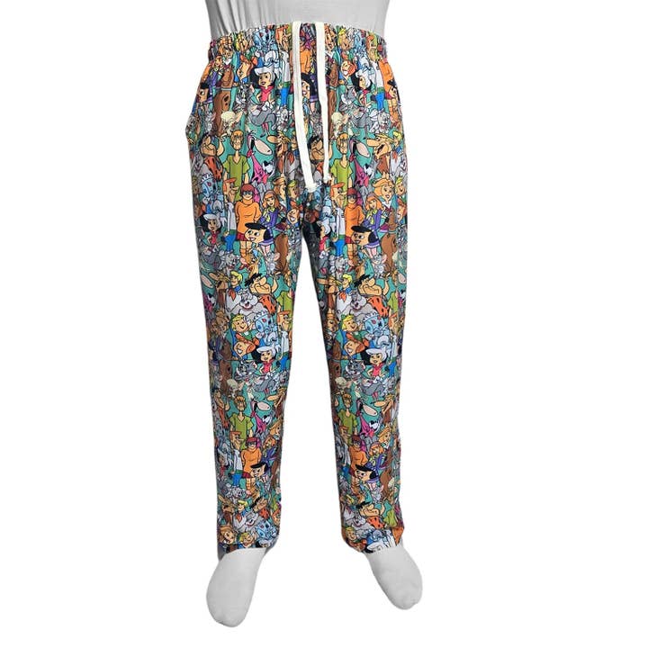 BRIEF INSANITY – wholesale Sleepwear bottom – Unisex – Saturday Morning Cartoons Pajama Pants2