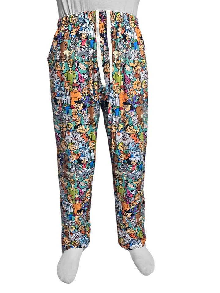 Samstagmorgen-Cartoons-Pyjamahose für den Großhandel von BRIEF INSANITY