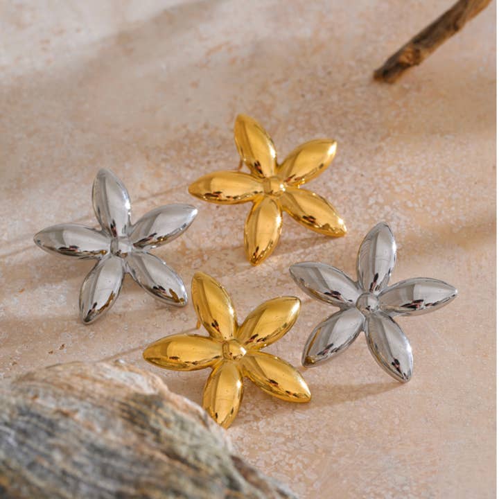 Folie à Trois - Wholesale Stud/Post Earrings - Flores EARRINGS5
