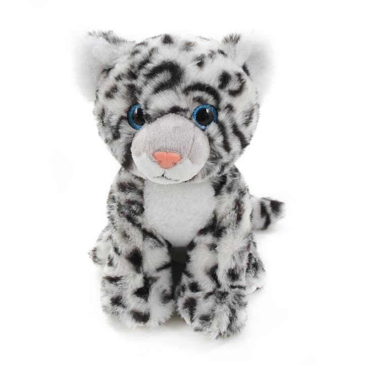 Plush Snow Leopard 8" for wholesale by Plushland