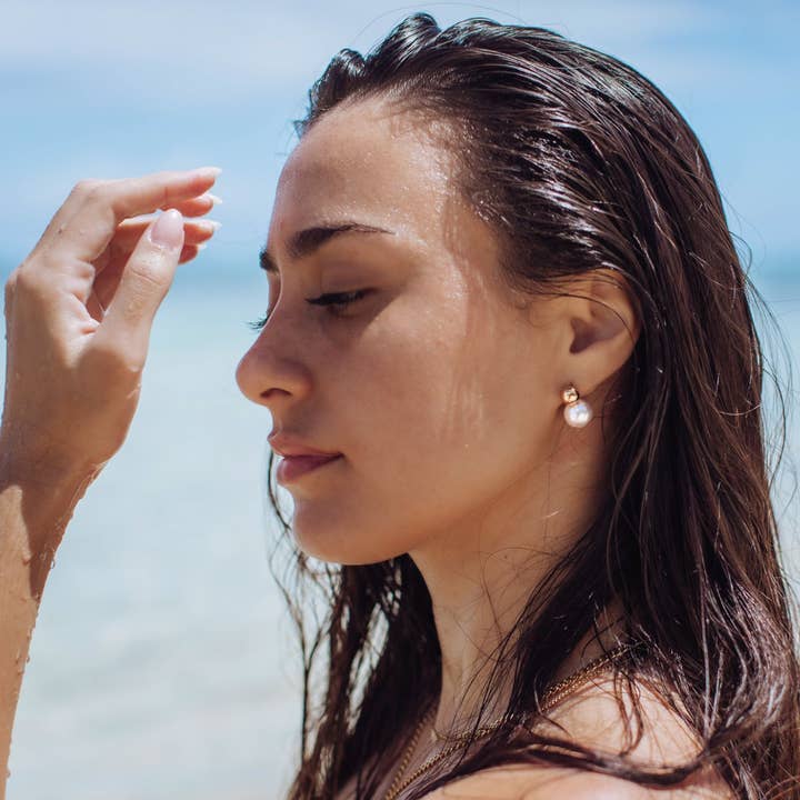 Waterproof Colby Earrings for wholesale by Lotus Jewelry Studio