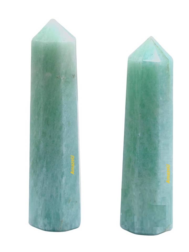Amazonite Tower Points/Wands/Obelisk - 2.2 LBS (1 Kg.) for wholesale by AmazeU