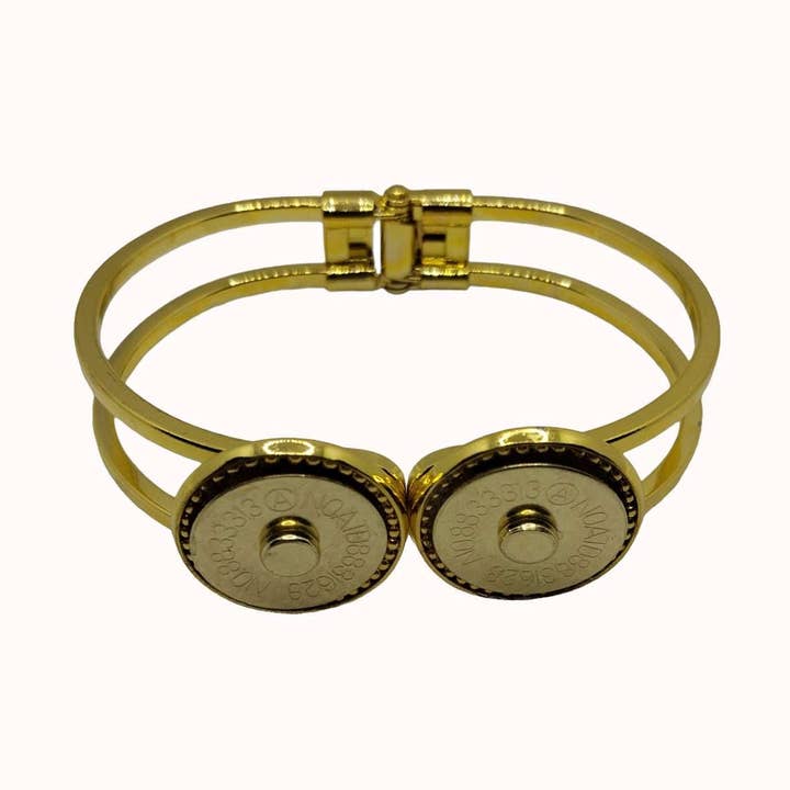 DOPPEL-SNAP-MAGNETARMBAND für den Großhandel von CLAUDIA DE ROSA JEWELRY
