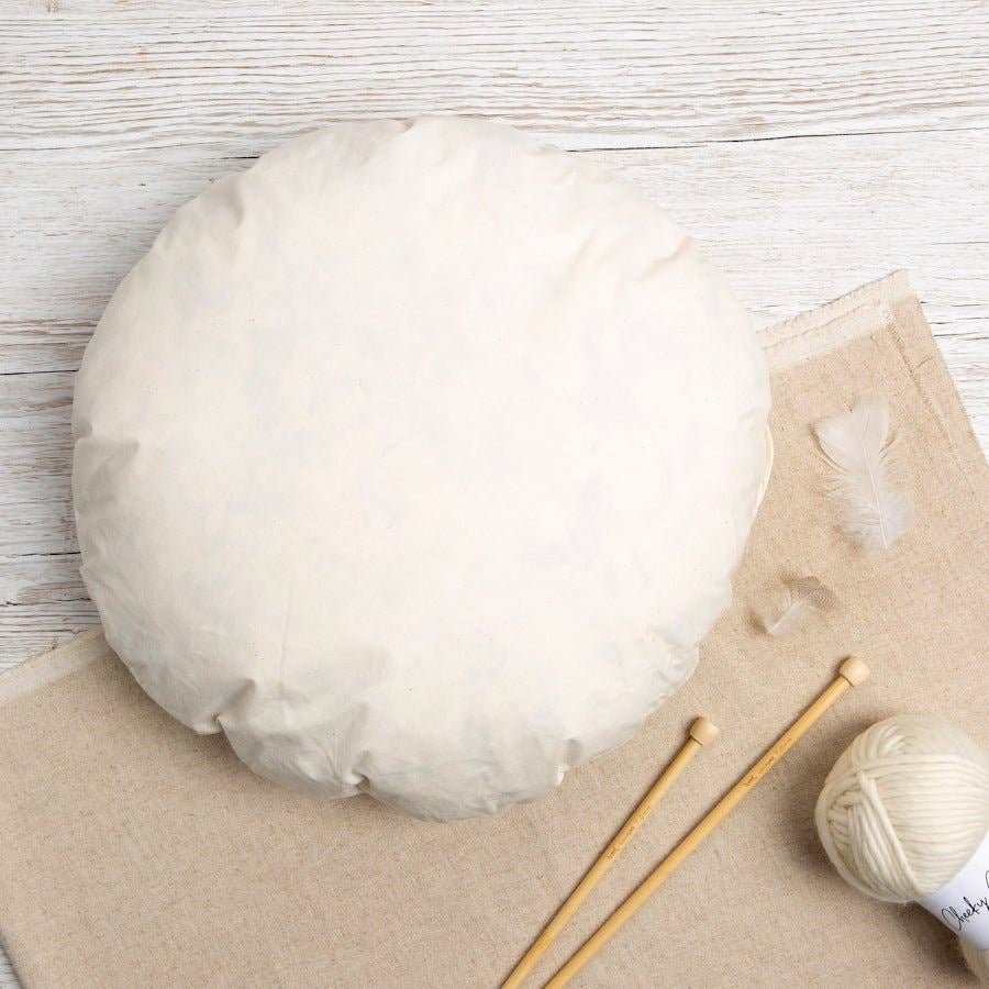 Wool Couture Company – material para artesanato por atacado – Enchimento Extra Grande para Almofada - Redondo0