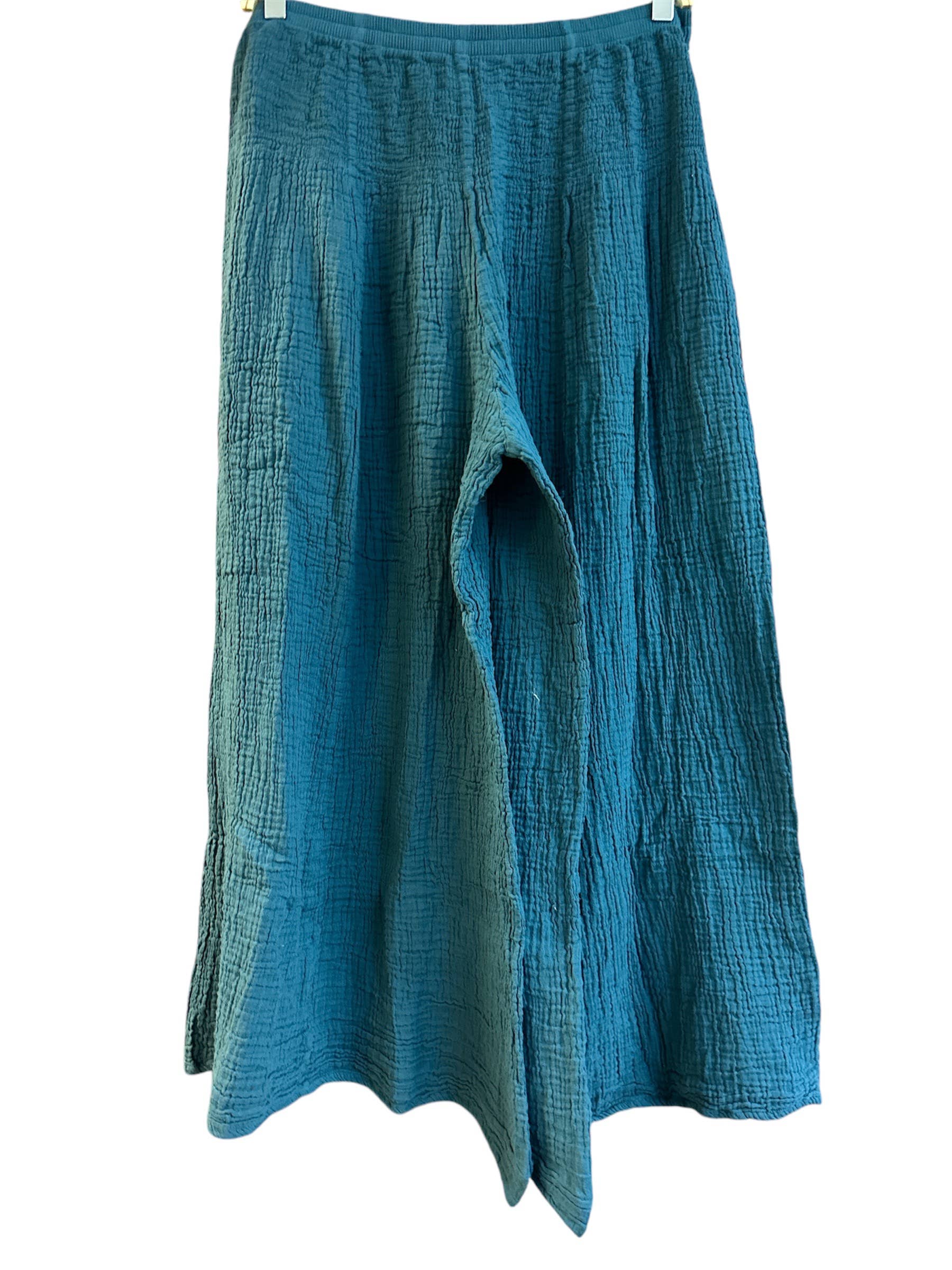 Rising International Inc - Wholesale Trousers – Unisex - Cotton Palazzo Teal OS Yoga Pant KTK403