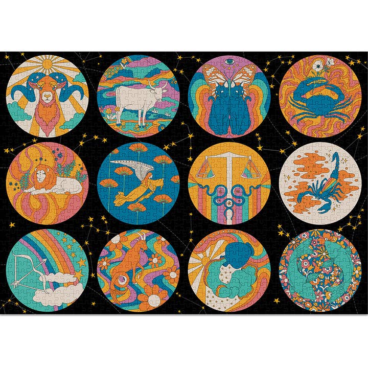 Cloudberries Jigsaw Puzzles - Wholesale Puzzle - Adult - Zodiac Jigsaw Puzzle (1000 pieces)