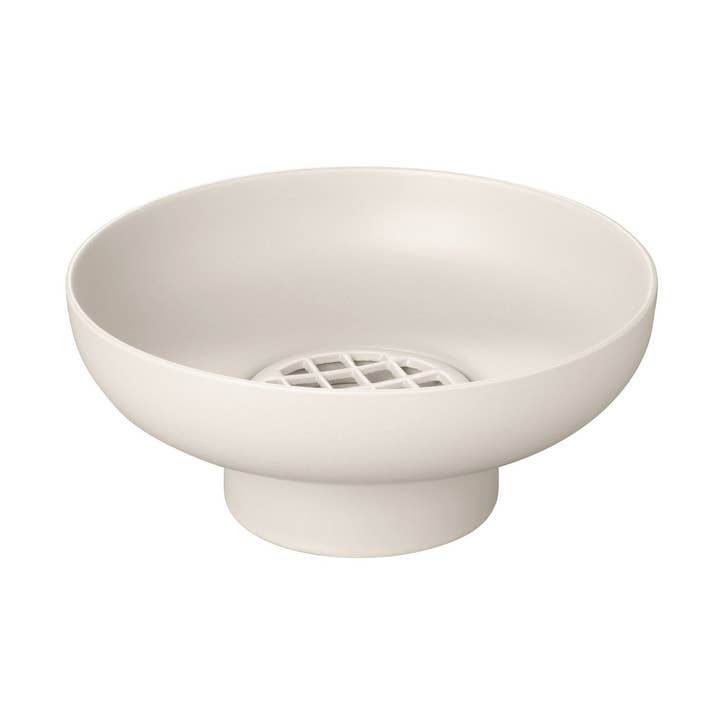 MIYABI Ceramic Vase - Low With Flower Grid for wholesale by blomus