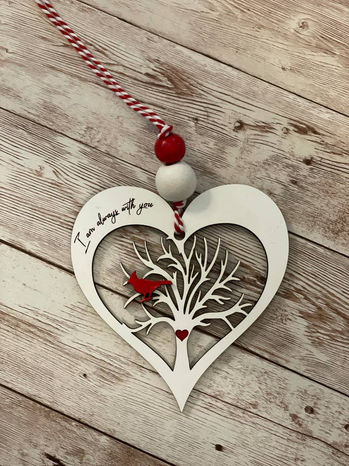 Enfeites de Natal cardinais por atacado de LivaBella Designs