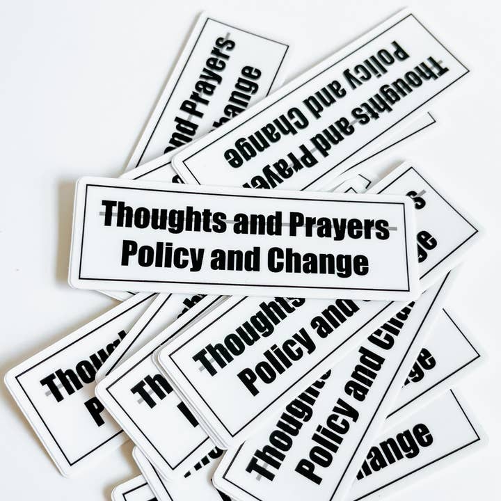 Policy and Change Sticker for wholesale by BambooByTundra