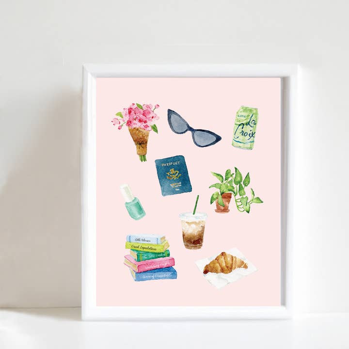 Kathryn Voss Design - Wholesale Art Print - Favorite Things2