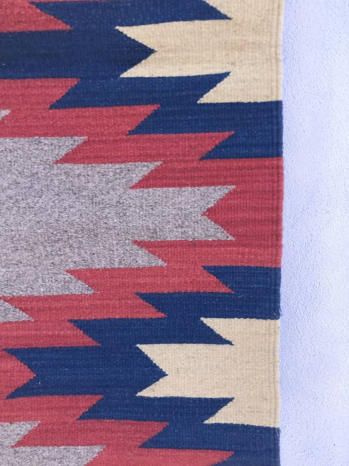 Handwoven Fuego Natural Wool Rug for wholesale by Habitat Nine