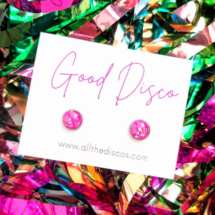 All The Discos - Wholesale Stud/Post Earrings - Good Disco Stud Earrings5