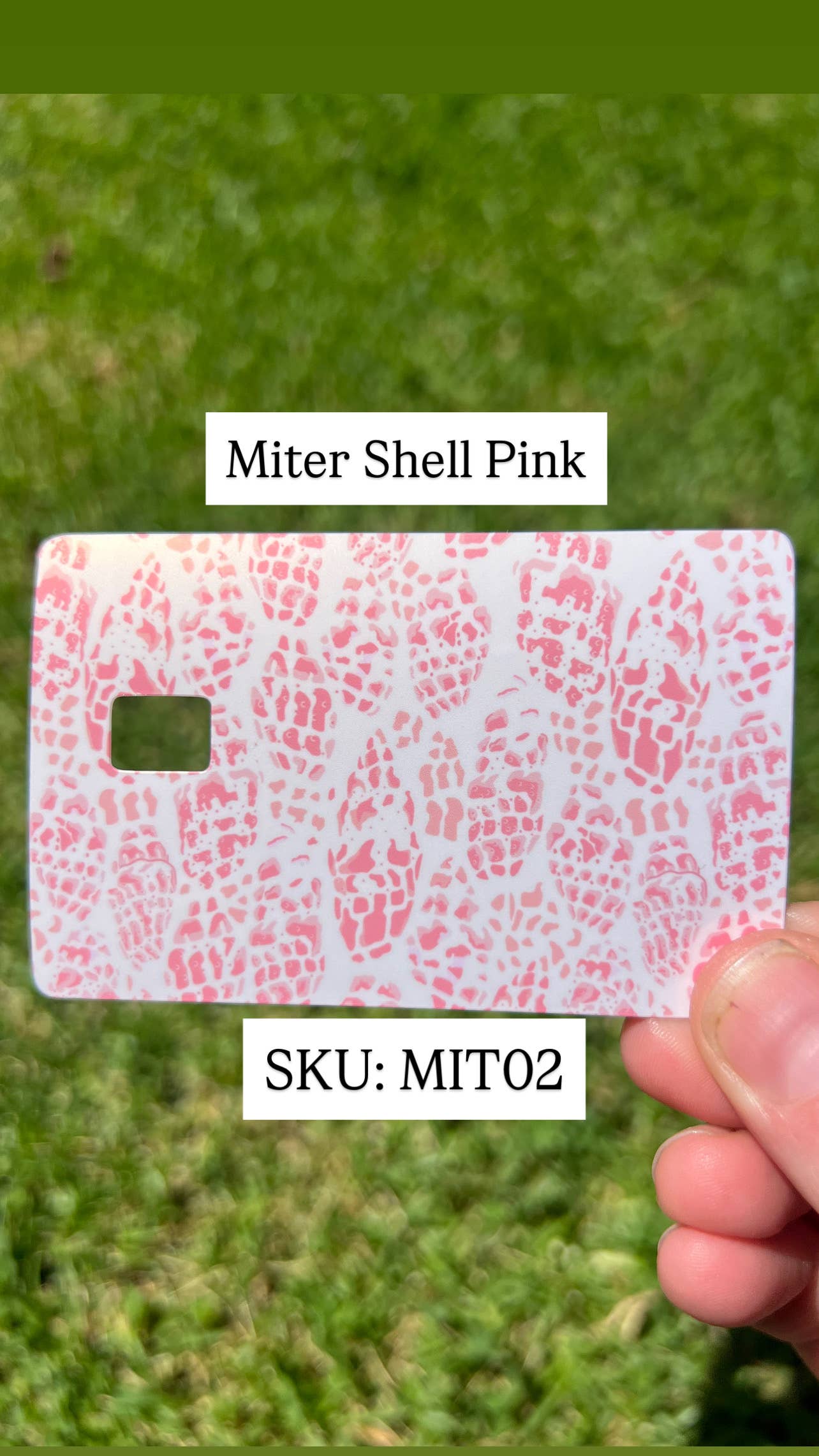 Shelloha Treasures - Wholesale Phone & Laptop Stickers - Card Skins - Miter Shell Options1