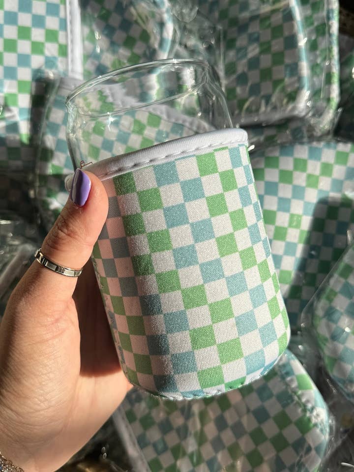 Checker Cup Sleeve (16oz) for wholesale by kash co studio