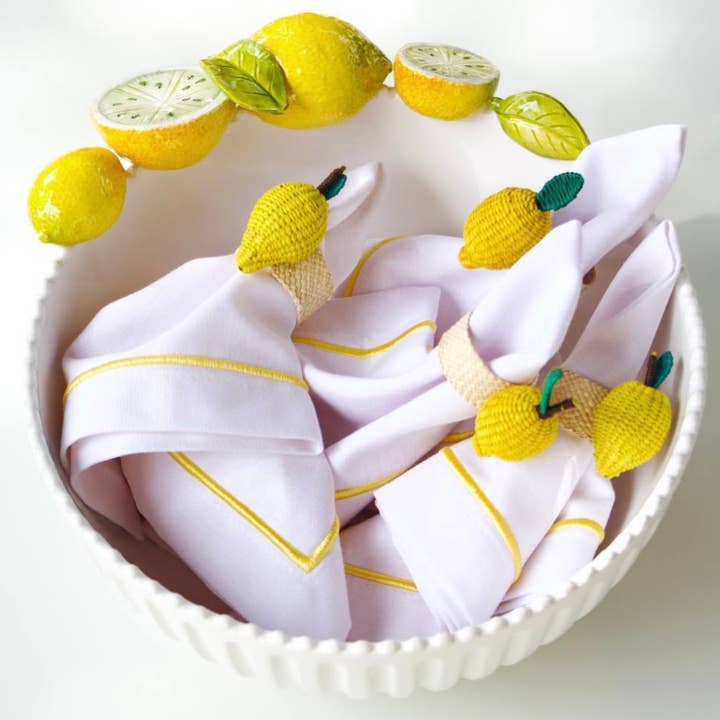 Klatso - Wholesale Napkin Ring - Lemon Napkin Ring