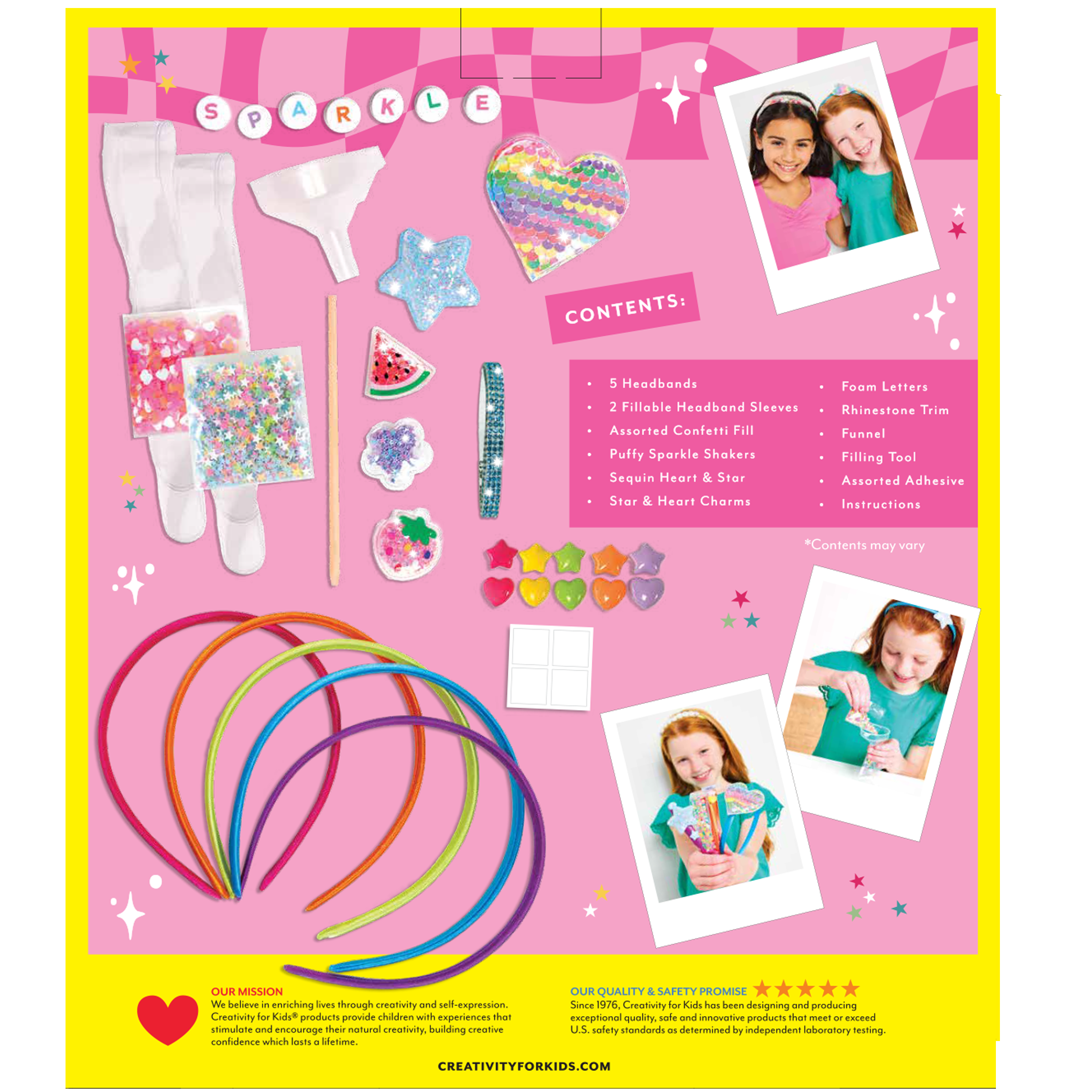 Faber-Castell / Creativity for Kids - Wholesale DIY Craft Kit - Kids - Chic Boutique Headbands Craft Kit for Kids2