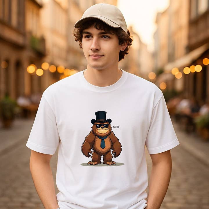 White drawing t-shirt for wholesale by fabrica personalizacion