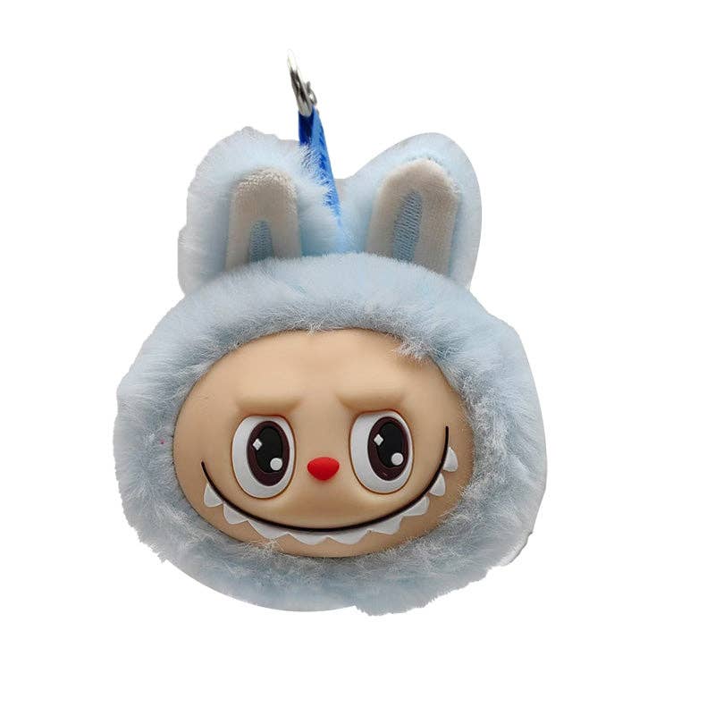Auraquise - Vente Porte-clés – enfant - Porte-clés en peluche Lalububu Accessoire mignon pour sac ou voiture 4 couleurs3