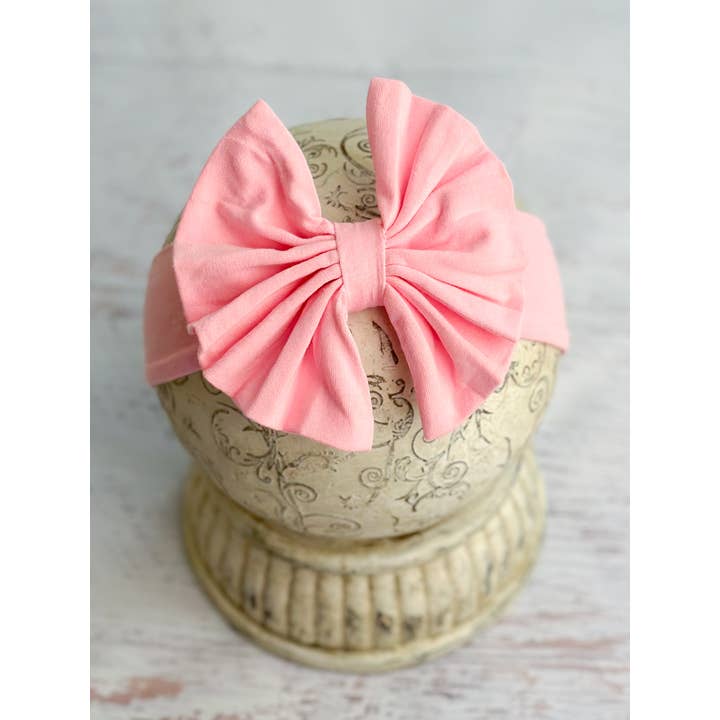 The Hair Bow Company - Wholesale Fashion Headband - Baby - Solid Fabric Bow Headband