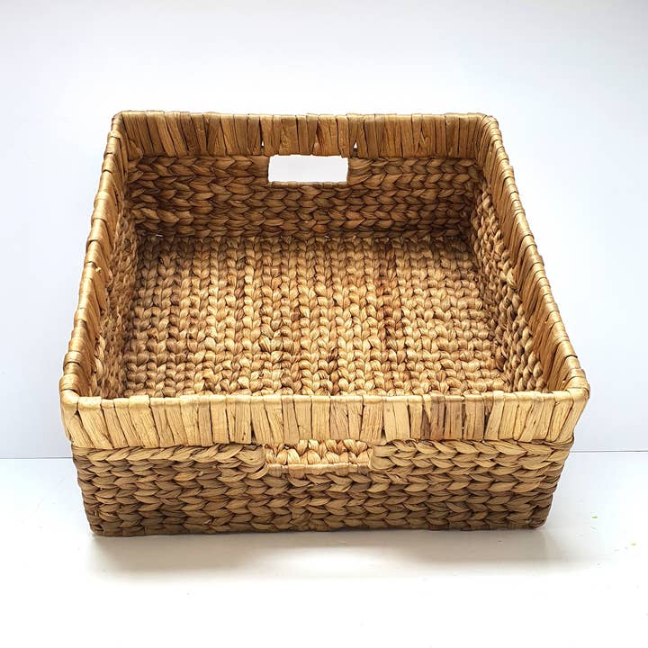 Waterhyacinth Storage Square box 38 x 38 cm for wholesale by DUA