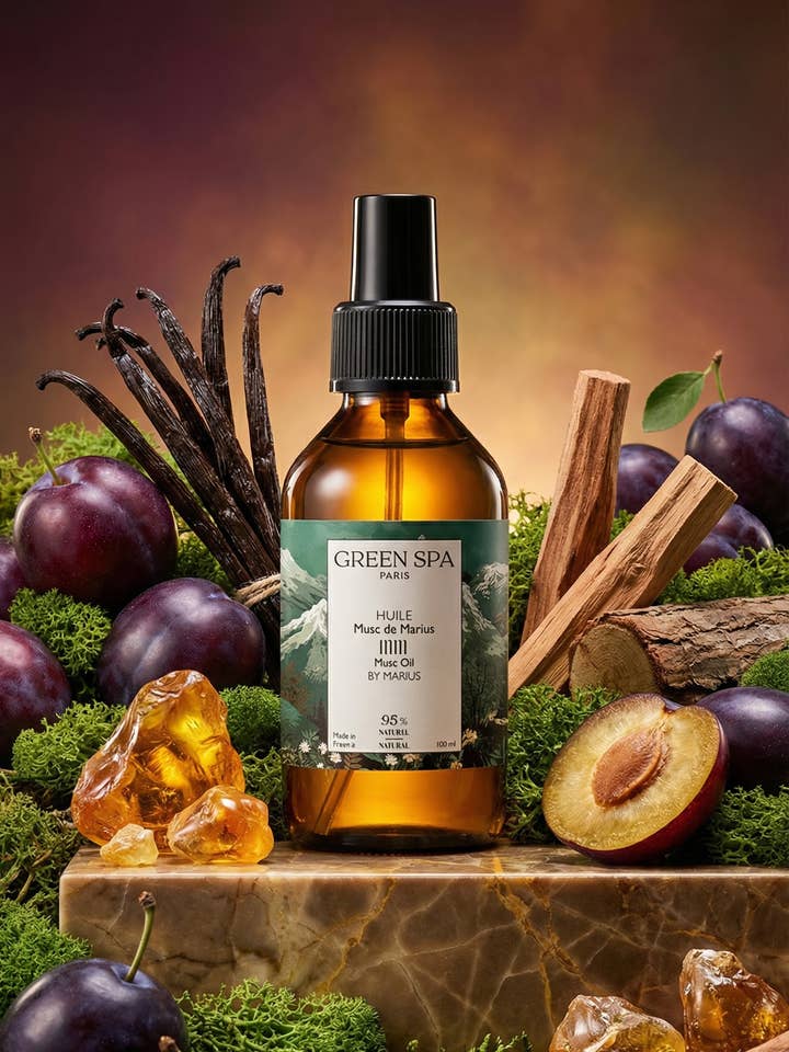 Huile Signature : Le Musc de Marius pour la vente par Green Spa
