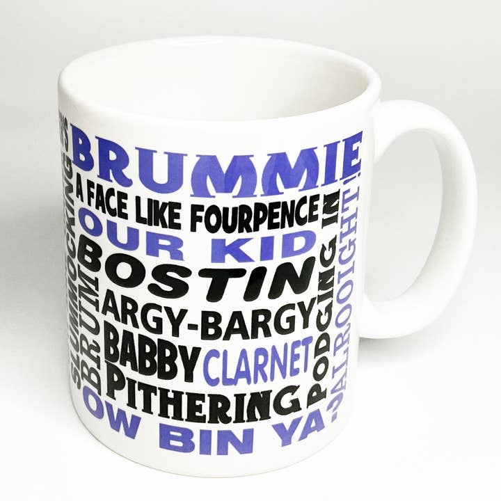 Birmingham Brummie dialect mug for wholesale by Character Shop