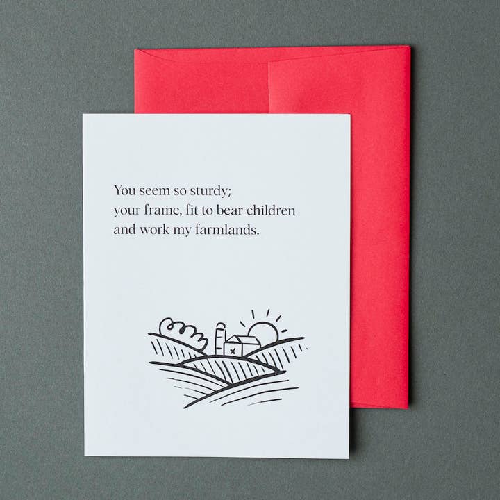 Hard Times - Haiku Greeting Card for wholesale by Blankenshop