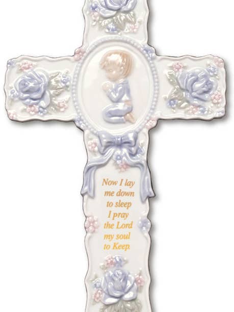 9" Cross - Child - Boy for wholesale by H.J. SHERMAN COMPANY, INC.