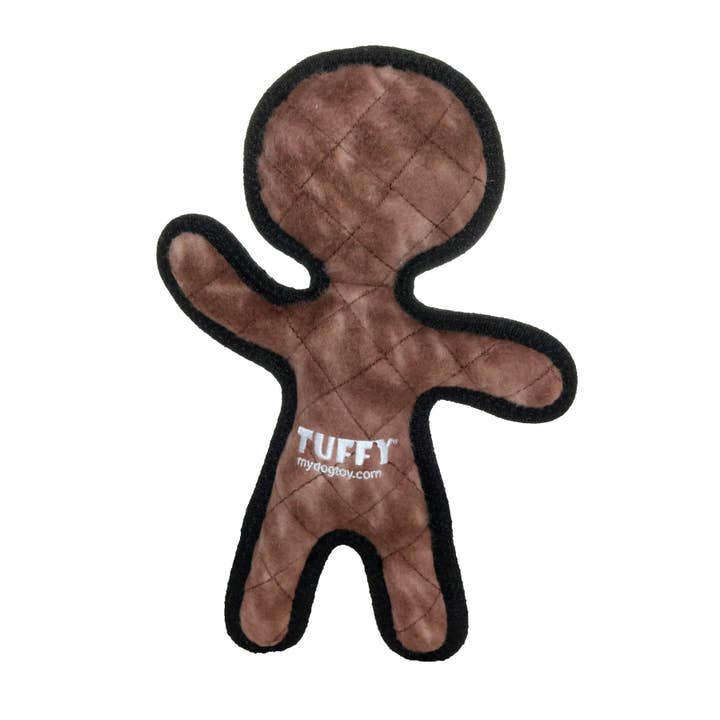 Tuffy Dog Toys - VIP Products - Vente Jouet couineur – chien - Jouet de Noël pour chien Tuffy Gingerbread Man, durable et couinant3