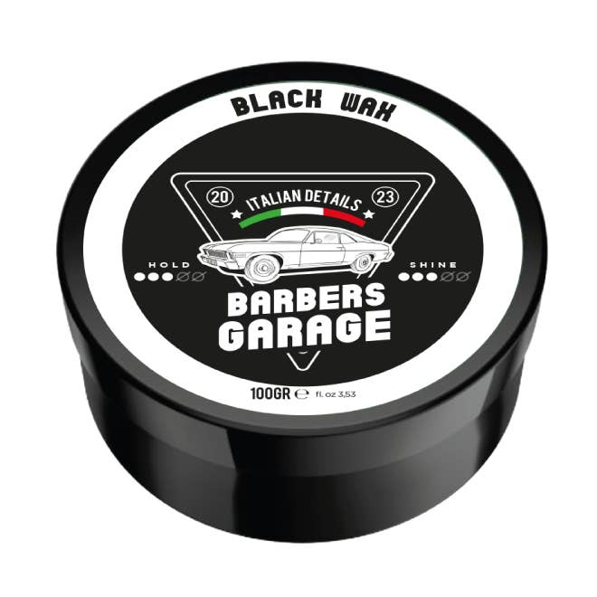Barbers Garage sort hårvoks mod grå hår (100g) for engroshandel hos Veana