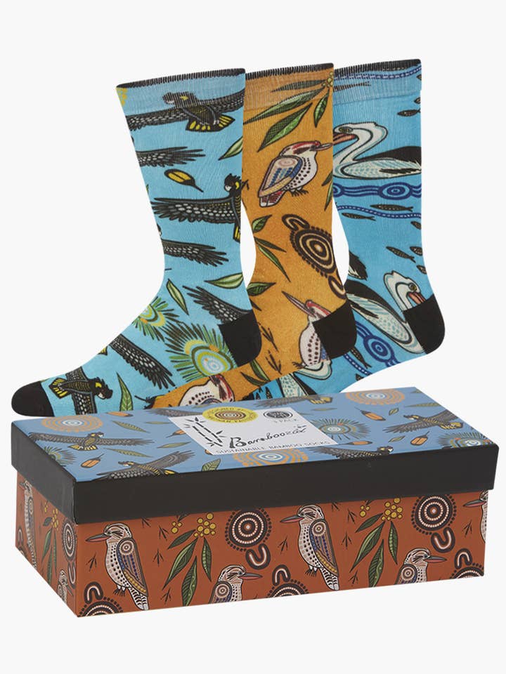 MENS AUSTRALISKA INFÖDDA FÅGLAR 3PK PRESENTFÖRPACKNING för wholesale av Bamboozld