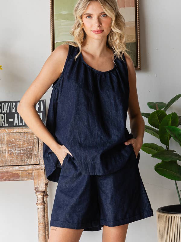 miroh - Wholesale Top & Pant Set (NOT Loungewear) - Women's - DENIM SET