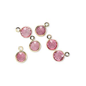 The Vintage Pearl - Wholesale Individual Charm/Pendant - You're A Gem Charm (gold)9