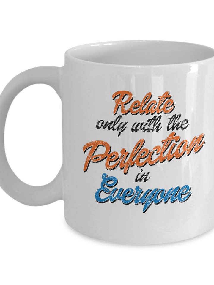 Wisecrack Design Gifts Tasses à café blanches avec message d'encouragement, 11oz et 15oz. pour la vente par Wisecrack Designs