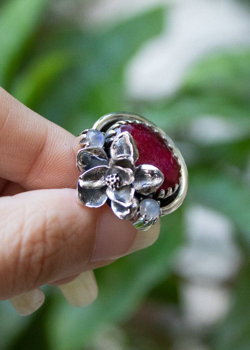 Ambra Jewels - Wholesale Cocktail/Statement Ring - Ruby Gemstone Ring, AR-71755