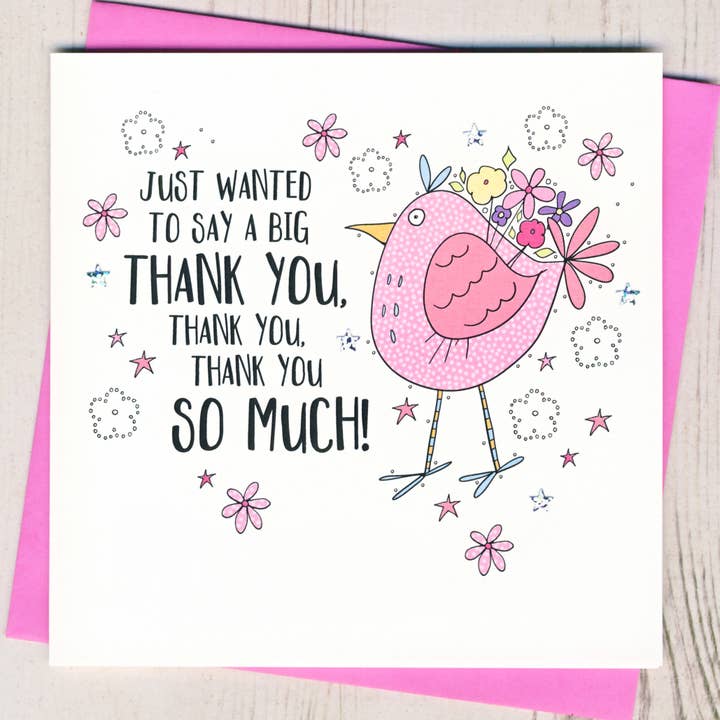 Thank You Card for wholesale by Eggbert & Daisy