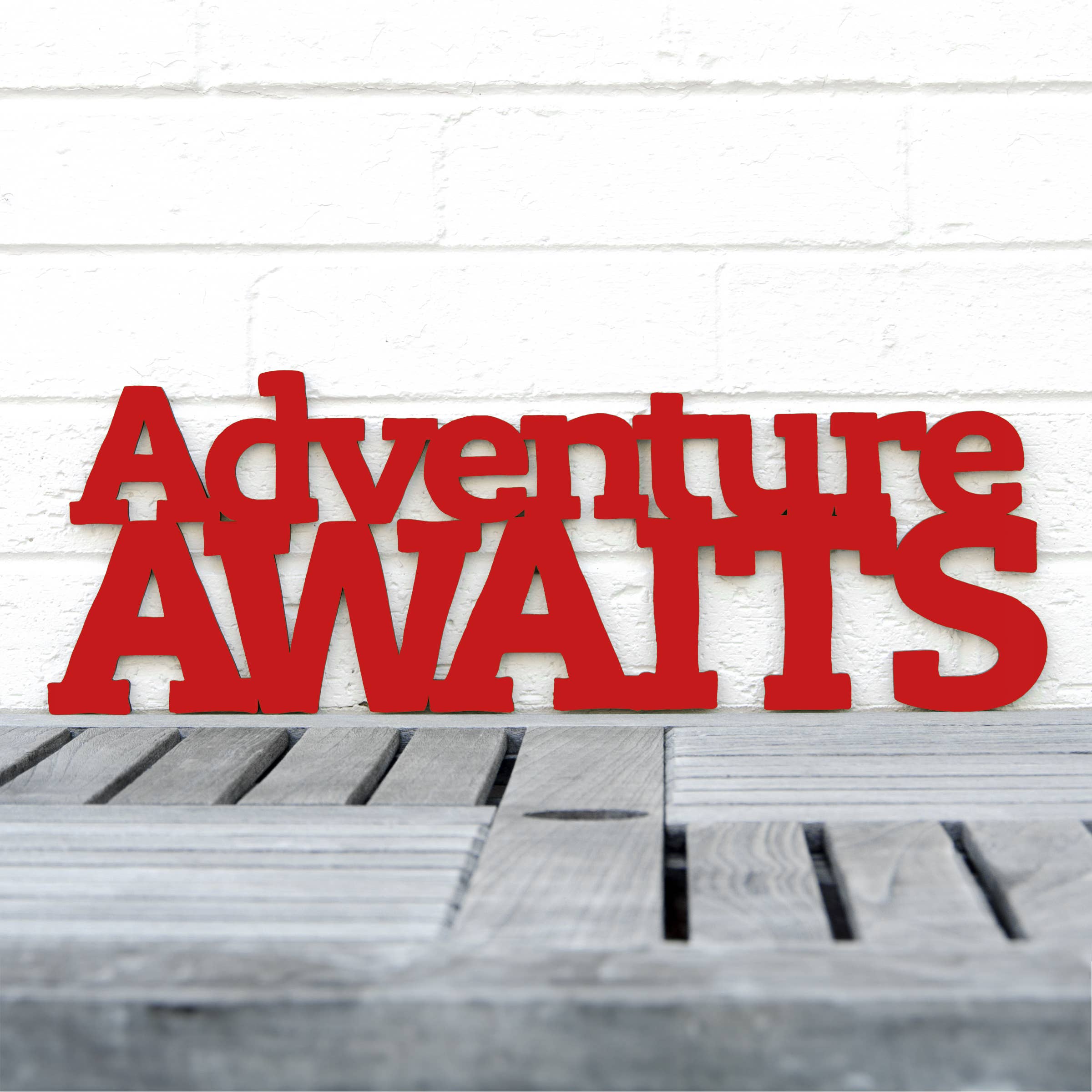 Spunky Fluff - Wholesale Wall Sign - Adventure Awaits Outdoor Lover Wall Art Sign12