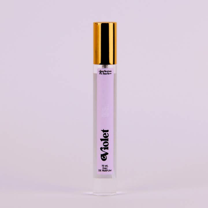 Charleston & Harlow Candle Co. - Wholesale Perfume/Eau de Toilette - Violet Perfume Fragrance Unisex 15mL Travel Size