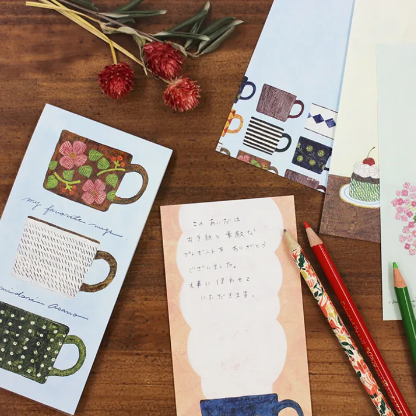 「FUNJI」In Japan - Wholesale Kladblok - Midori Asano Japanse Mini Memo Blokken | Washi Briefpapier12