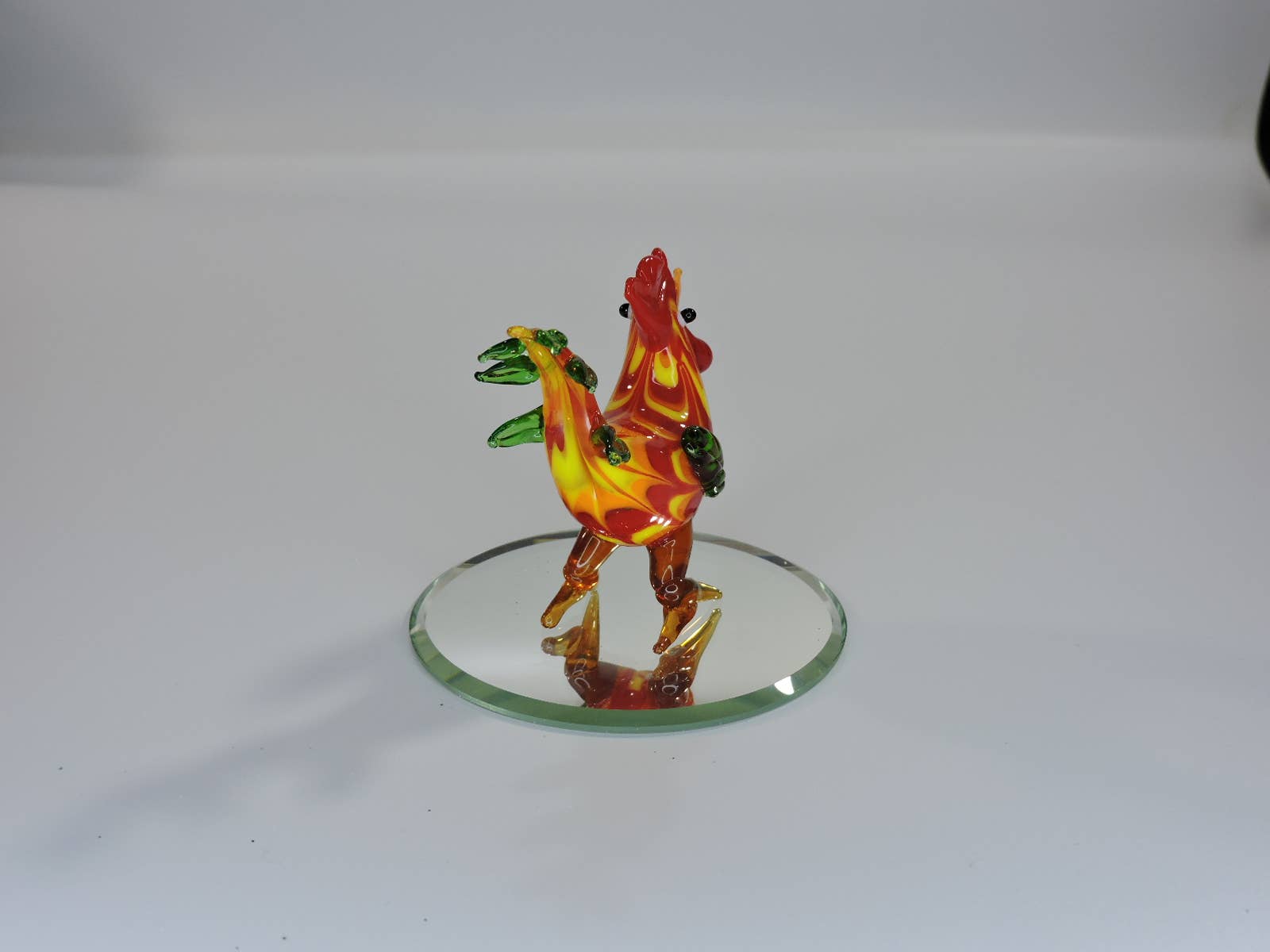 Gift Gallery Glass - Wholesale Decorative Figurine - Handmade Glass Rooster Buddy2