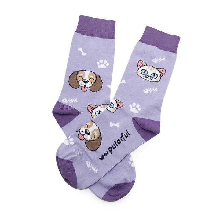 Dog and cat socks for wholesale by Puterful