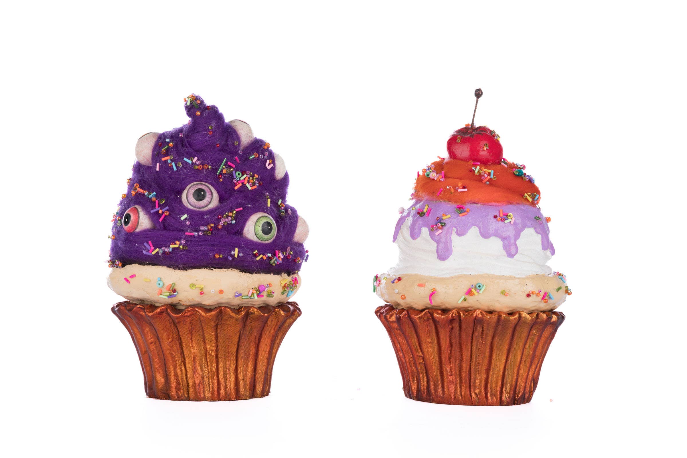 Katherine's Collection - Wholesale Decorative Tabletop Object - Creepy Cupcakes Crazy Eyes And Crabby Crumbs Assortment2