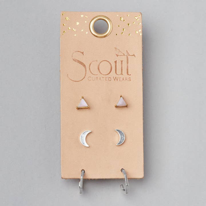 Ella Stud Trio - Silver for wholesale by Scout Curated Wears