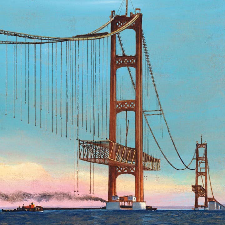 Sleeping Bear Press - Wholesale Early Reader Book (6-8) - Mackinac Bridge: The Story of the Five-Mile Poem2