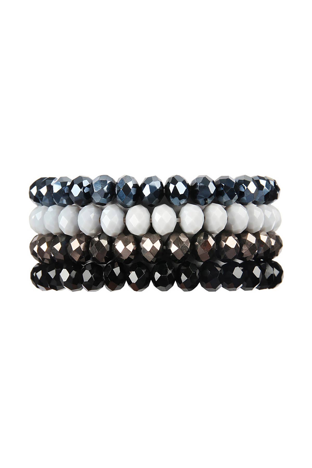 Love and Repeat - Vente Bracelet de perles - BRACELET EXTENSIBLE QUATRE LIGNES DE PERLES DE CRISTAL14