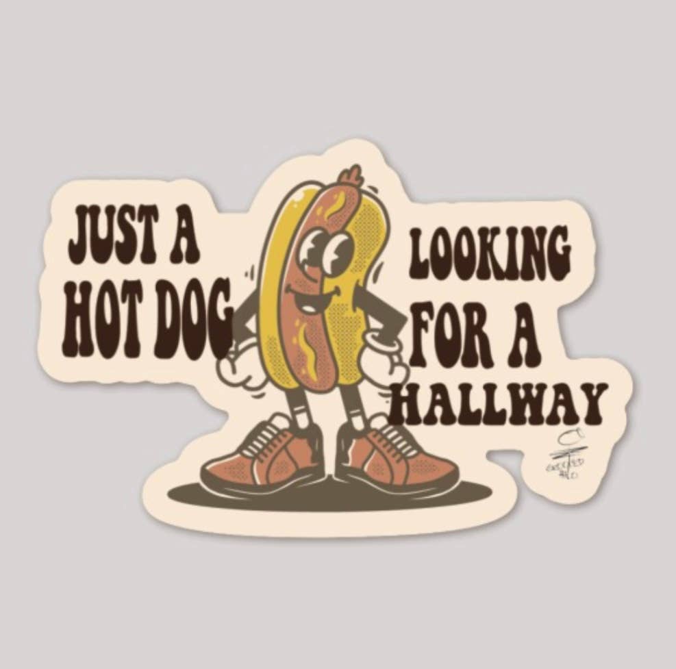 Crooked Halo - Vente Autocollant - Juste un autocollant de hot-dog0