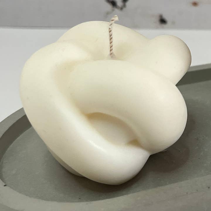 Vela de nudo liso | Vela con nudo | Regalos navideños | Natural para venta al por mayor de Lymeliteco