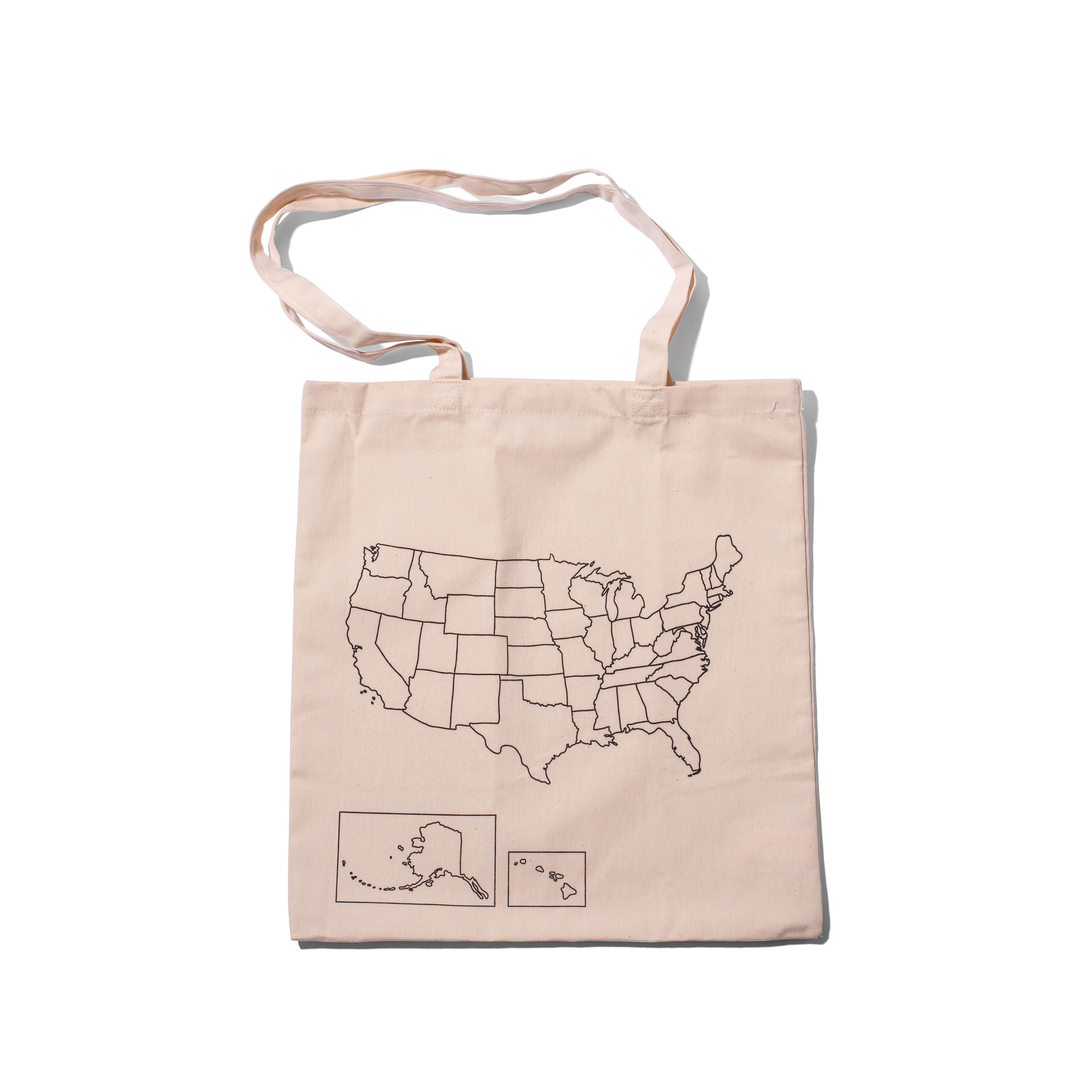 Trouvaille Global - Vente Tote bag – unisexe - 100 % coton, couleur USA, dans un sac fourre-tout4
