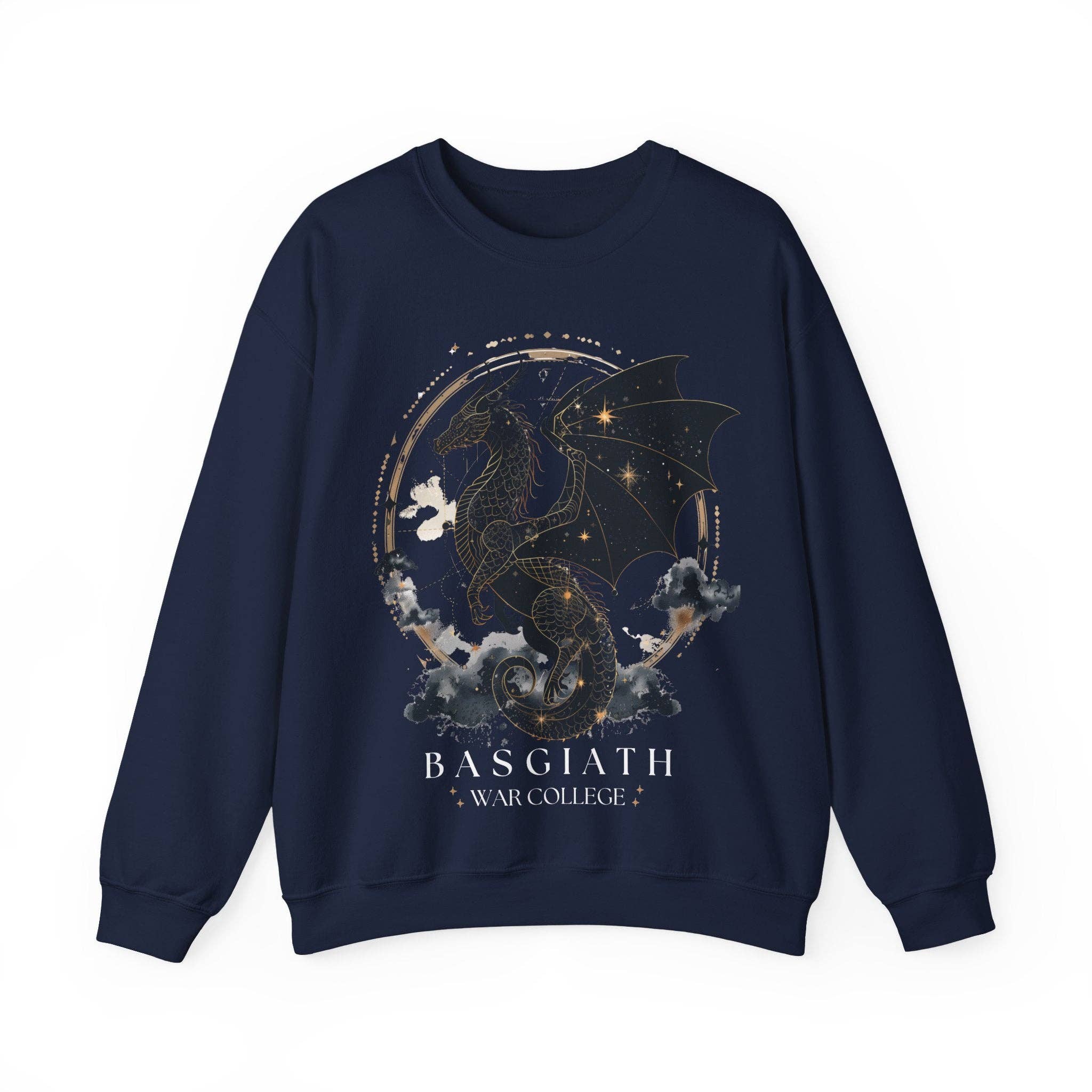 MagicMerchEmporium - Wholesale Graphic Sweatshirt - Unisex - Black Dragon Basgiath Sweatshirt4