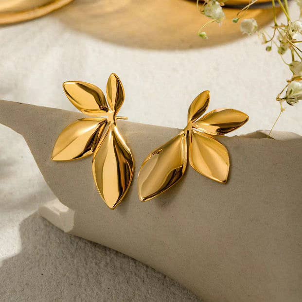 BYREN | ÉLINE L'ATELIER - Wholesale Dangle Earrings - Stainless steel earrings 124DY43